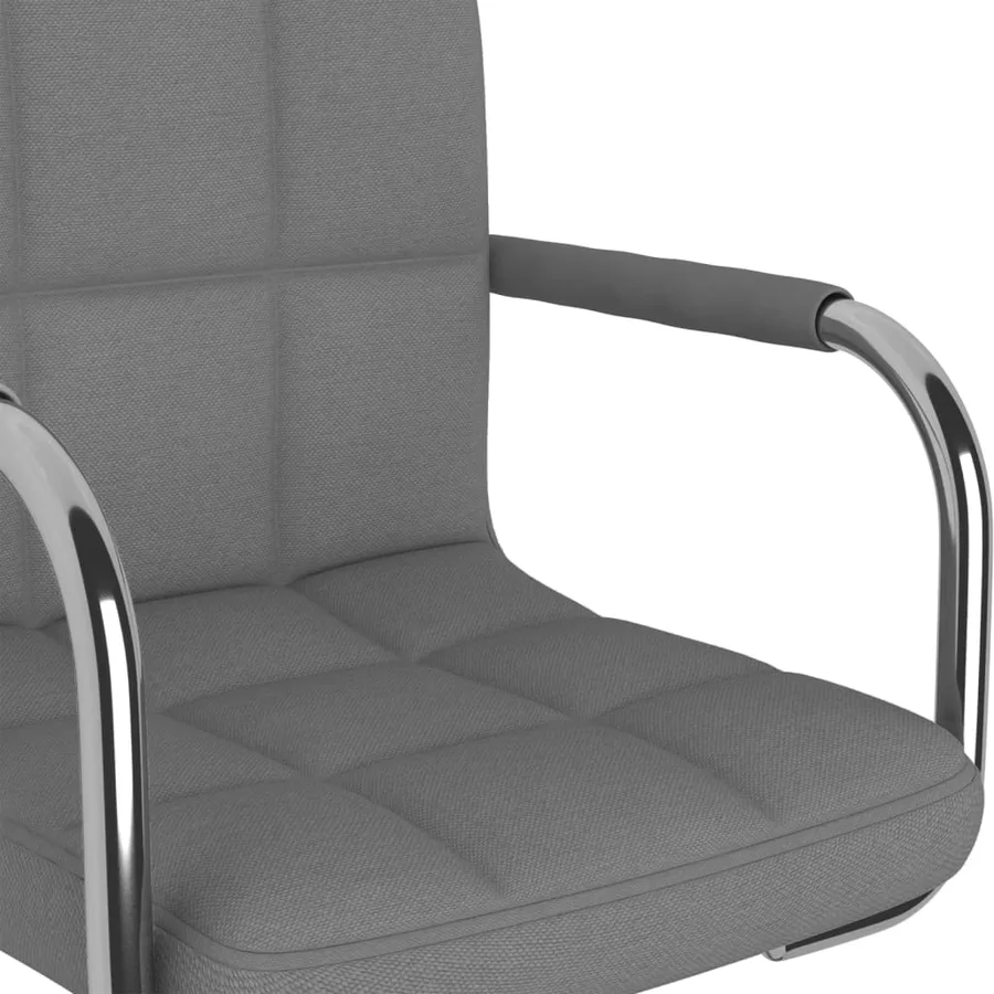 Tabouret de bar Gris clair Tissu - 7