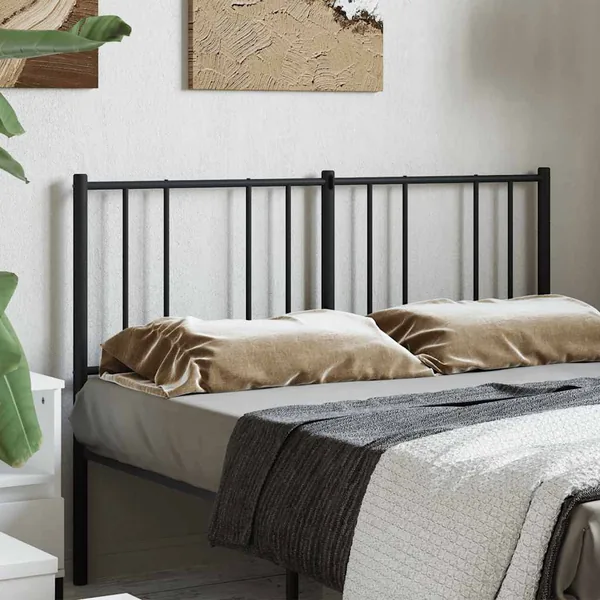 Tête de lit de remplacement métal noir 160 cm