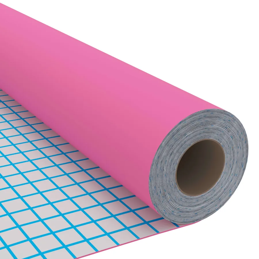 Film autoadhésif pour meubles Rose brillant 500x90 cm PVC - 4