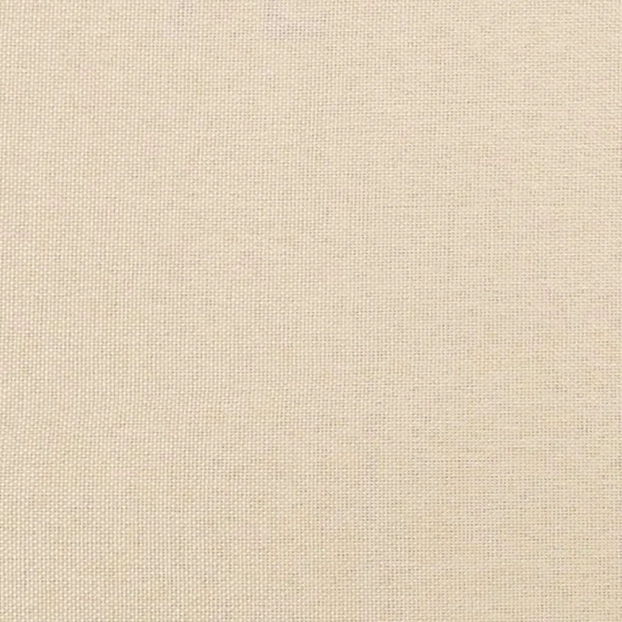 Cadre de lit avec tête de lit sans matelas crème 90x200cm tissu - 8