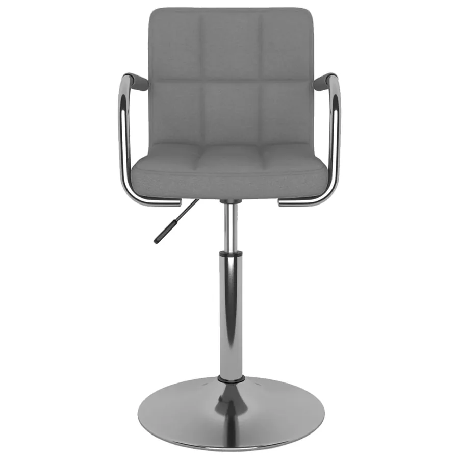 Chaise de salle à manger Gris clair Tissu - 2