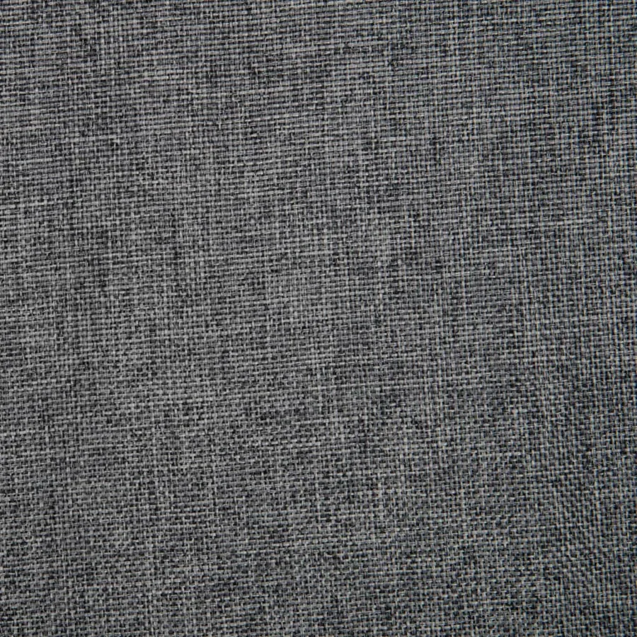 Chaise pivotante à manger gris foncé tissu - 7