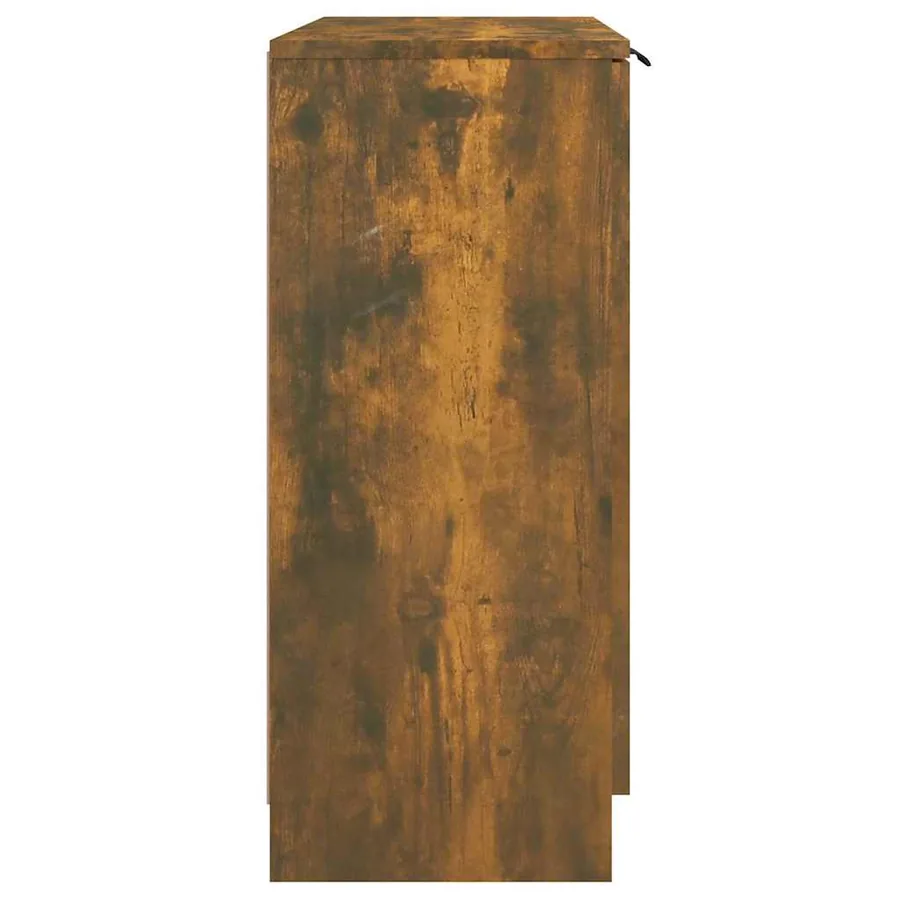 Buffet Chêne fumé 60x30x70 cm Bois d'ingénierie - 4