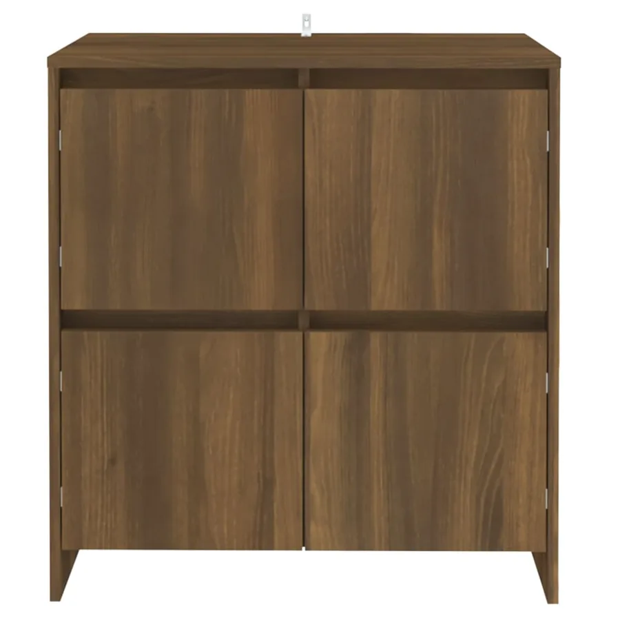 Buffets 2 pcs Chêne marron 70x41x75 cm Bois d'ingénierie - 3