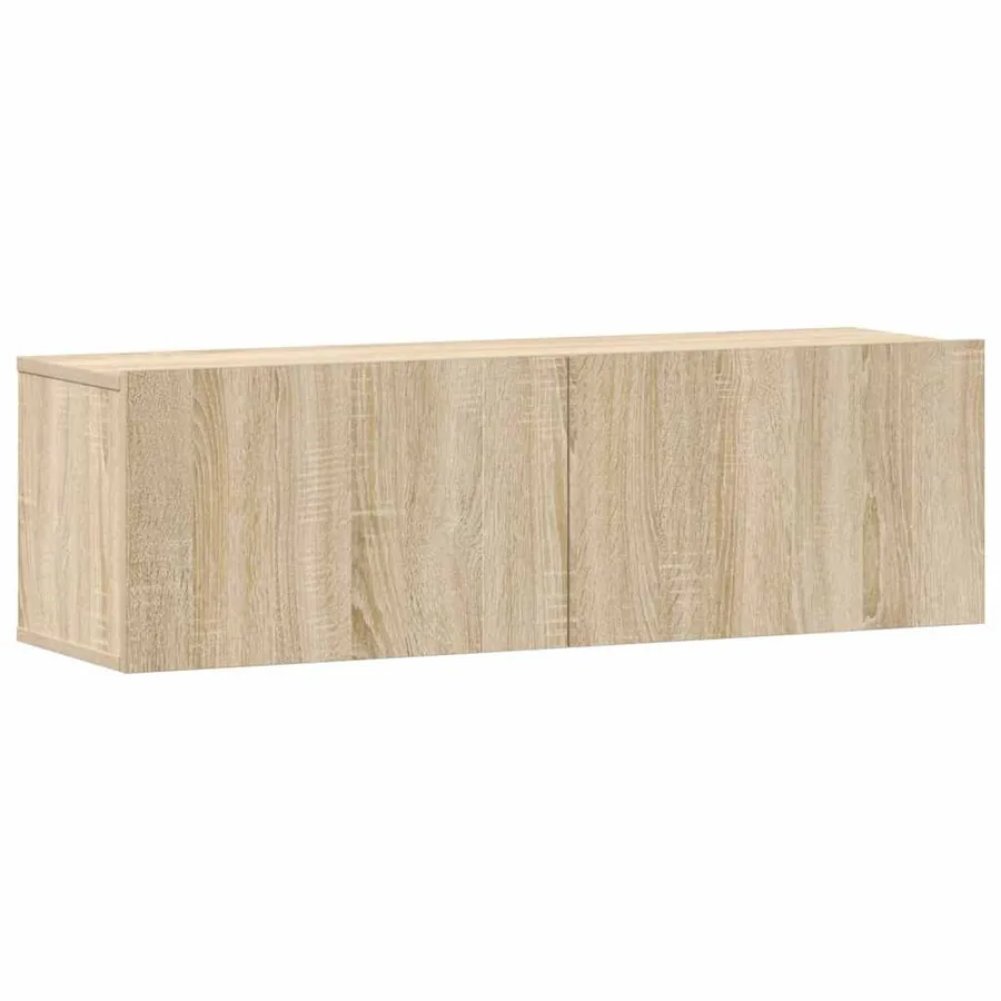 Ensemble de meubles TV 3 pcs Chêne sonoma Bois d'ingénierie - 4