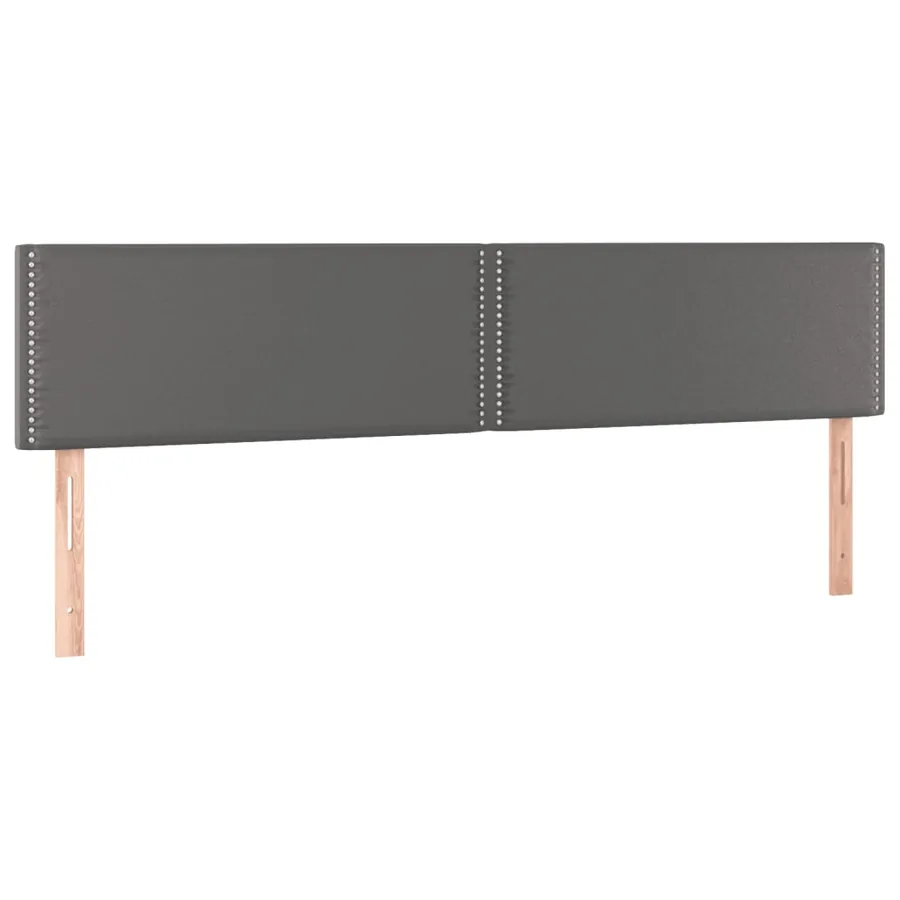 Sommier à lattes de lit avec matelas et LED Gris 200x200 cm - 7