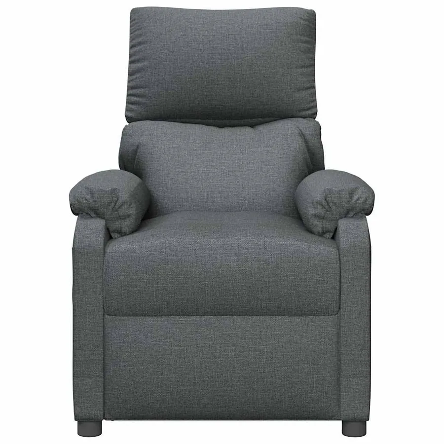 Fauteuil inclinable Gris foncé Tissu - 3