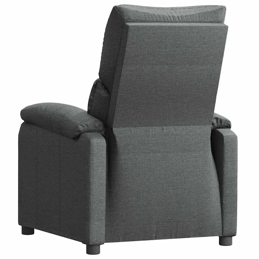 Fauteuil inclinable Gris foncé Tissu - 5