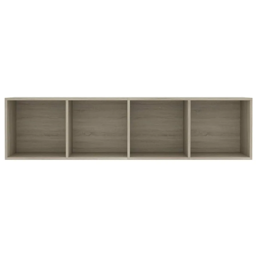 Bibliothèque/Meuble TV Chêne sonoma 143x30x36 cm - 6