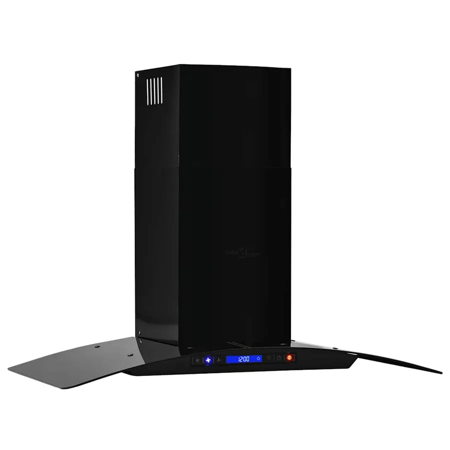 Hotte murale Acier inoxydable 756 m³/h 90 cm Noir - 4