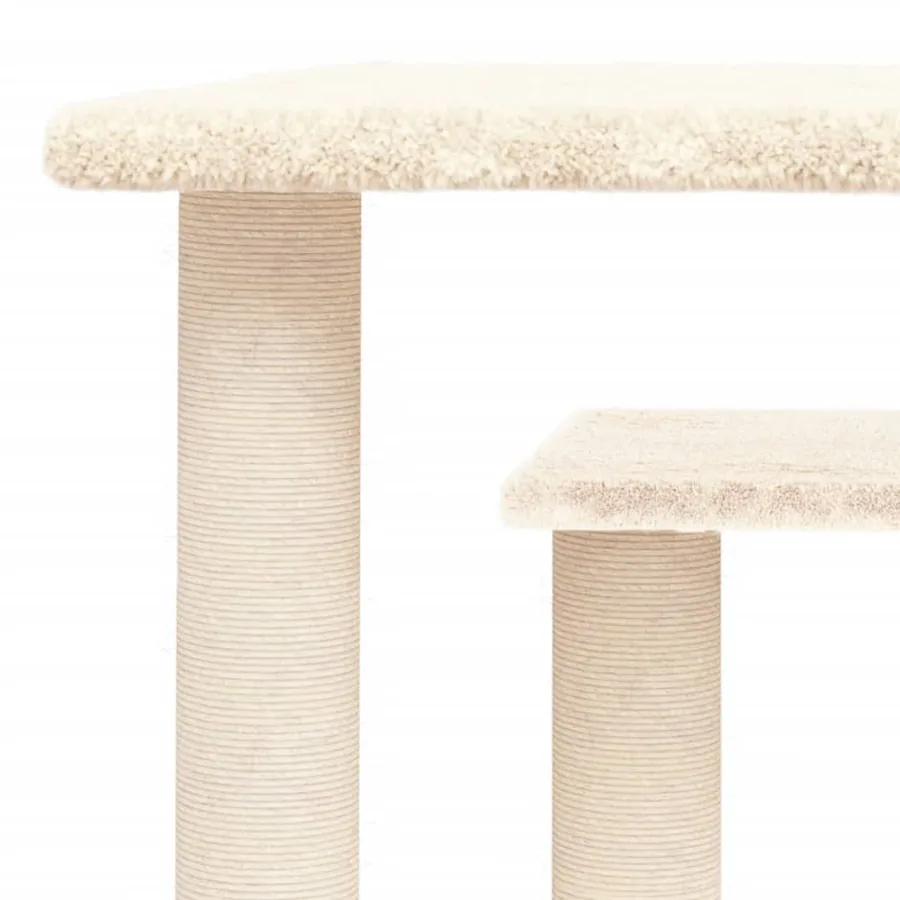 Arbres à chat avec plates-formes crème 50 cm - 5