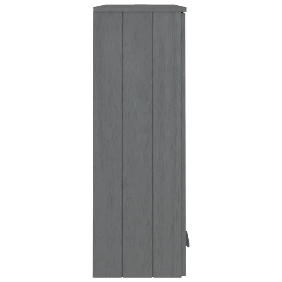 Dessus de buffet HAMAR Gris foncé 85x35x100 cm Bois de pin - 5