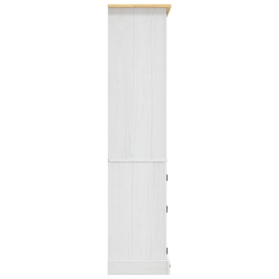 Placard Gamme Corona Pin mexicain Blanc 80x40x170 cm - 7