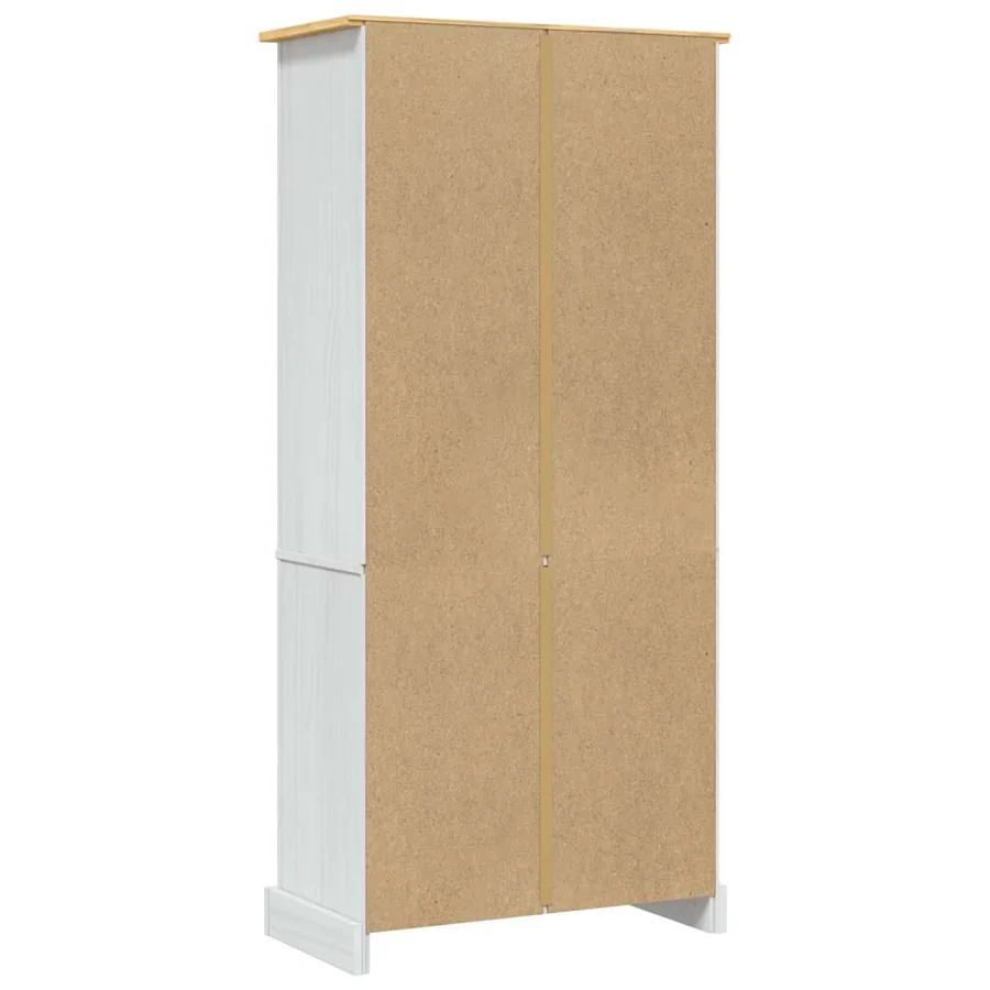 Placard Gamme Corona Pin mexicain Blanc 80x40x170 cm - 8