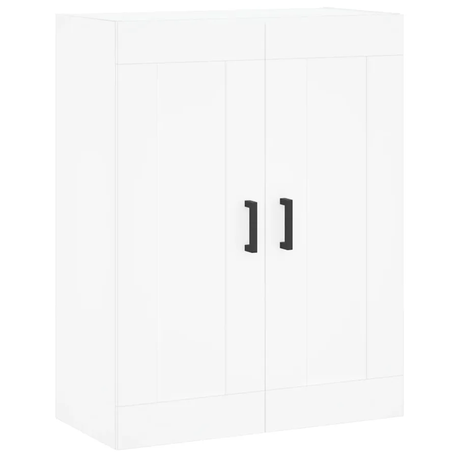 Armoire murale blanc 69,5x34x90 cm bois d'ingénierie - 2