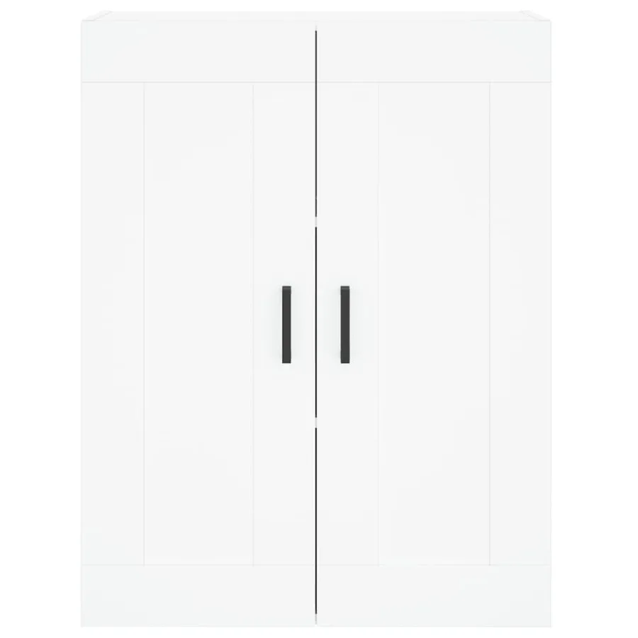 Armoire murale blanc 69,5x34x90 cm bois d'ingénierie - 6