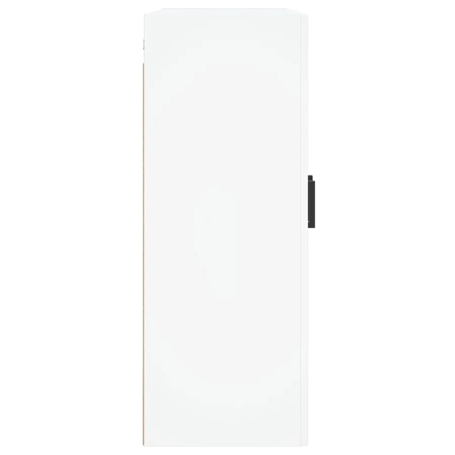 Armoire murale blanc 69,5x34x90 cm bois d'ingénierie - 8