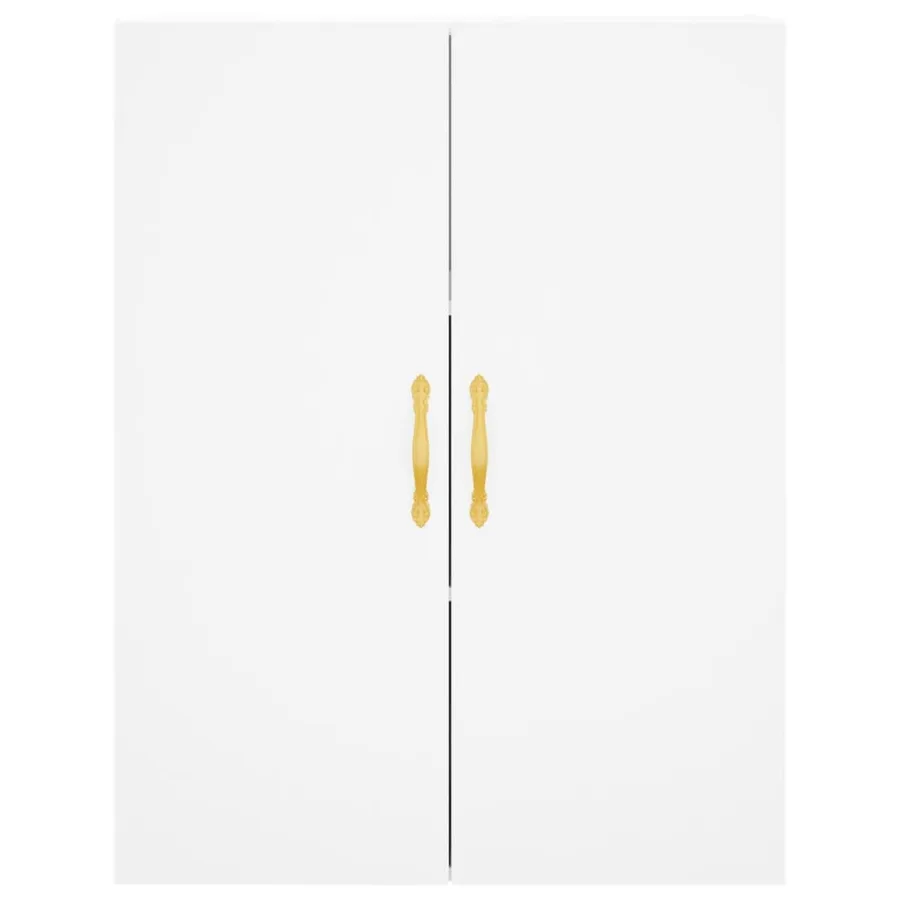 Armoires murales 2 pcs blanc 69,5x34x90 cm - 6