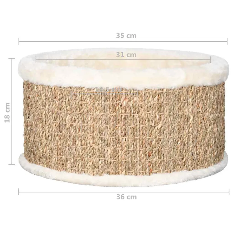 Panier pour chat rond 36 cm Herbiers marins - 6