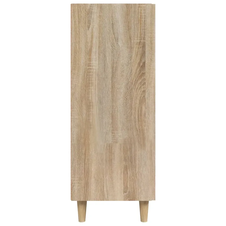 Buffet chêne sonoma 69,5x34x90 cm bois d'ingénierie - 6
