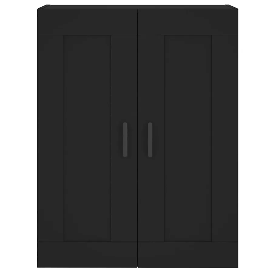 Armoire murale noir 69,5x34x90 cm bois d'ingénierie - 7