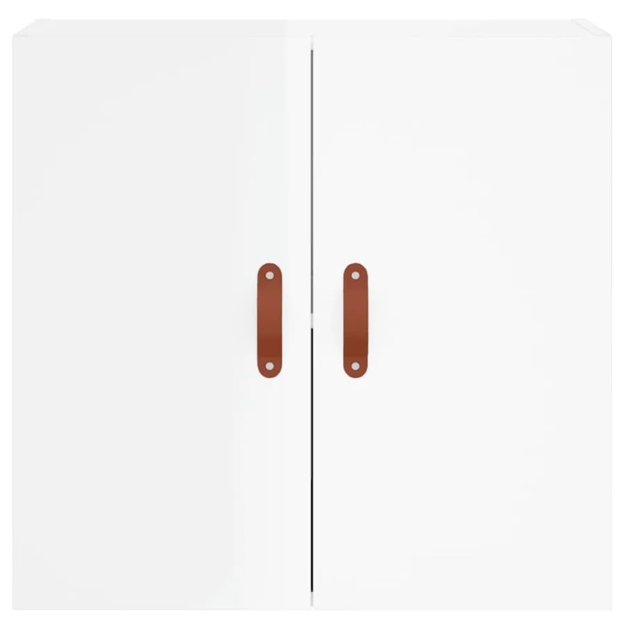 Armoire murale Blanc brillant 60x31x60 cm Bois d'ingénierie - 5