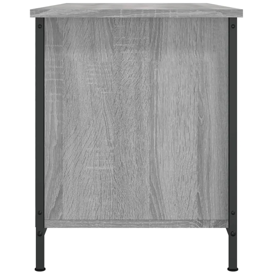 Meuble TV Sonoma gris 100x40x50 cm Bois d'ingénierie - 7