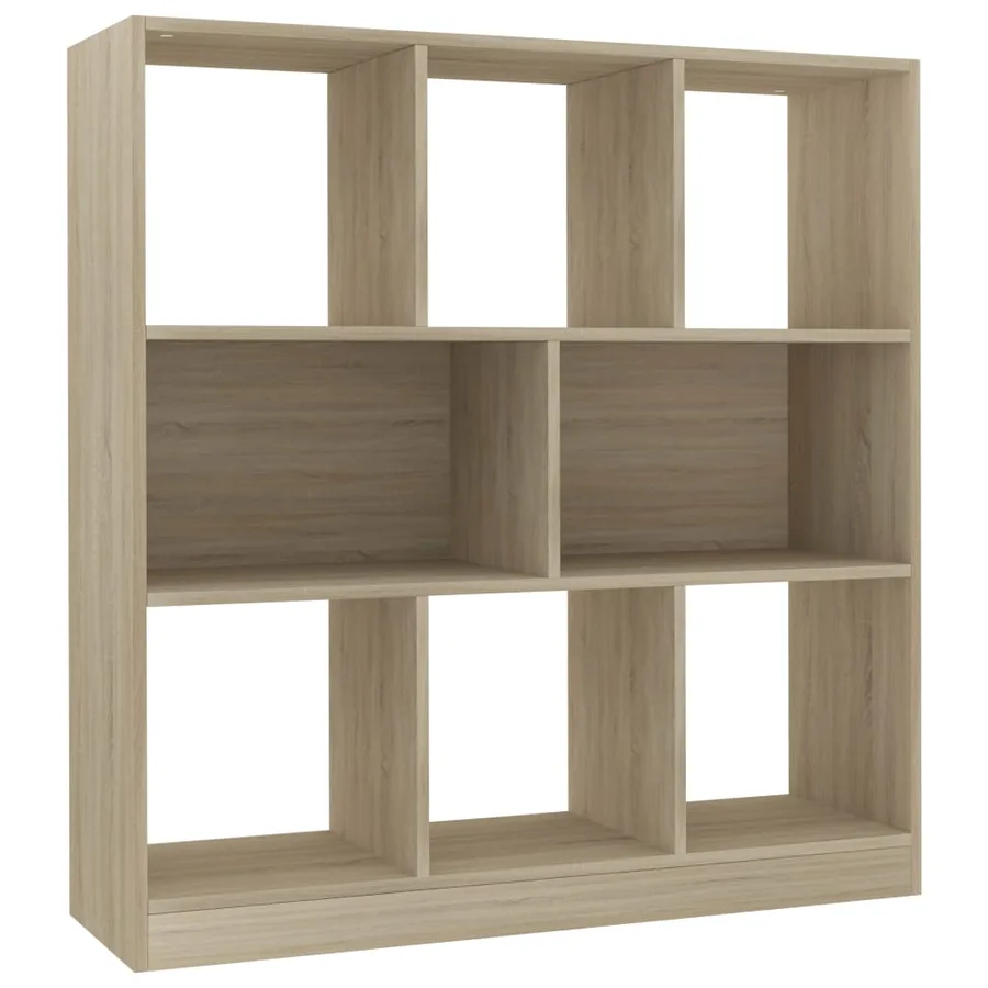 Bibliothèque Chêne sonoma 97,5x29,5x100 cm Bois d'ingénierie - 2