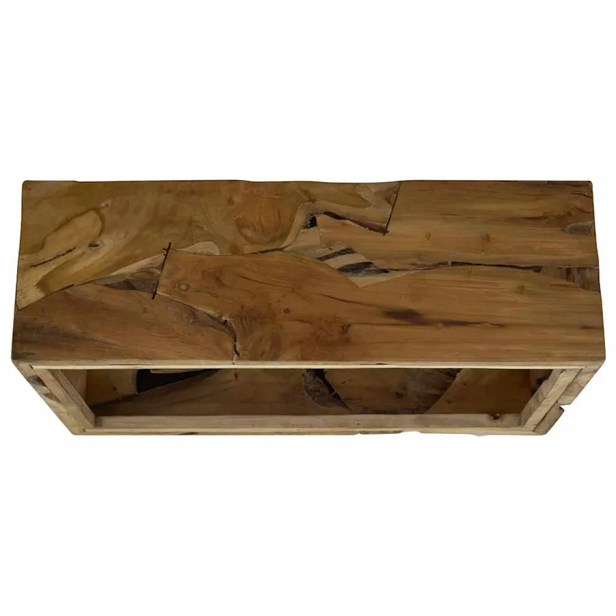 Table basse 90x50x30 cm Teck véritable Marron - 6