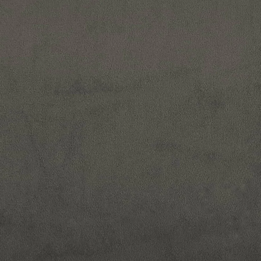 Cadre de lit à lattes gris foncé 140x200 cm velours - 8
