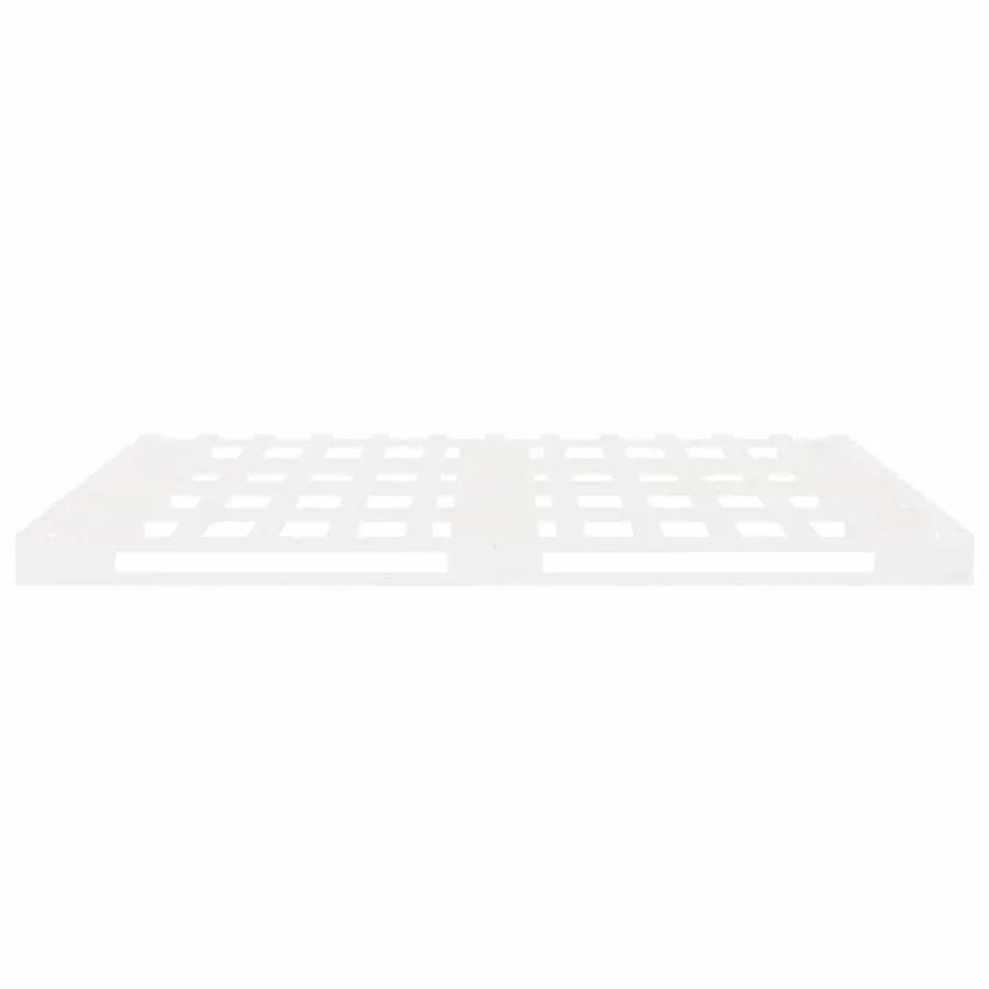 Cadre de lit sans matelas blanc 140x190 cm bois de pin massif - 10