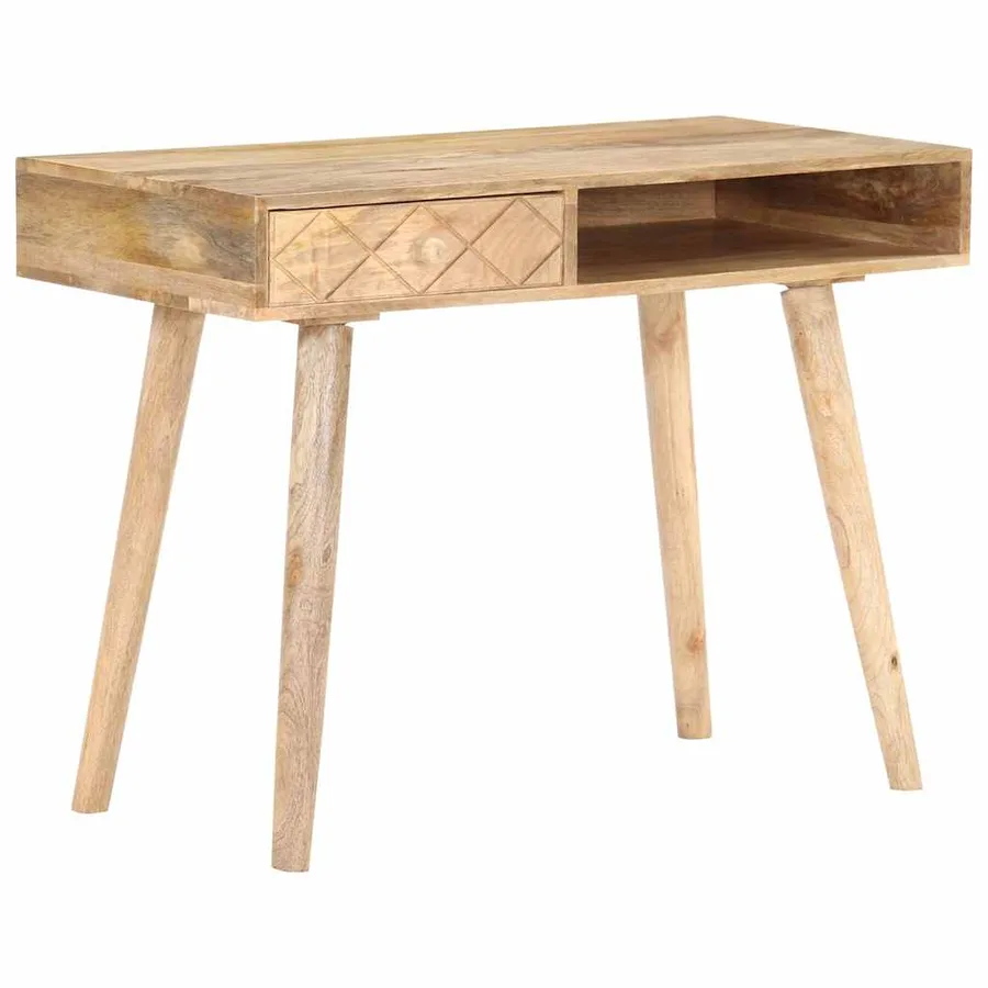Coiffeuse 100x50x76 cm Bois de manguier solide - 2