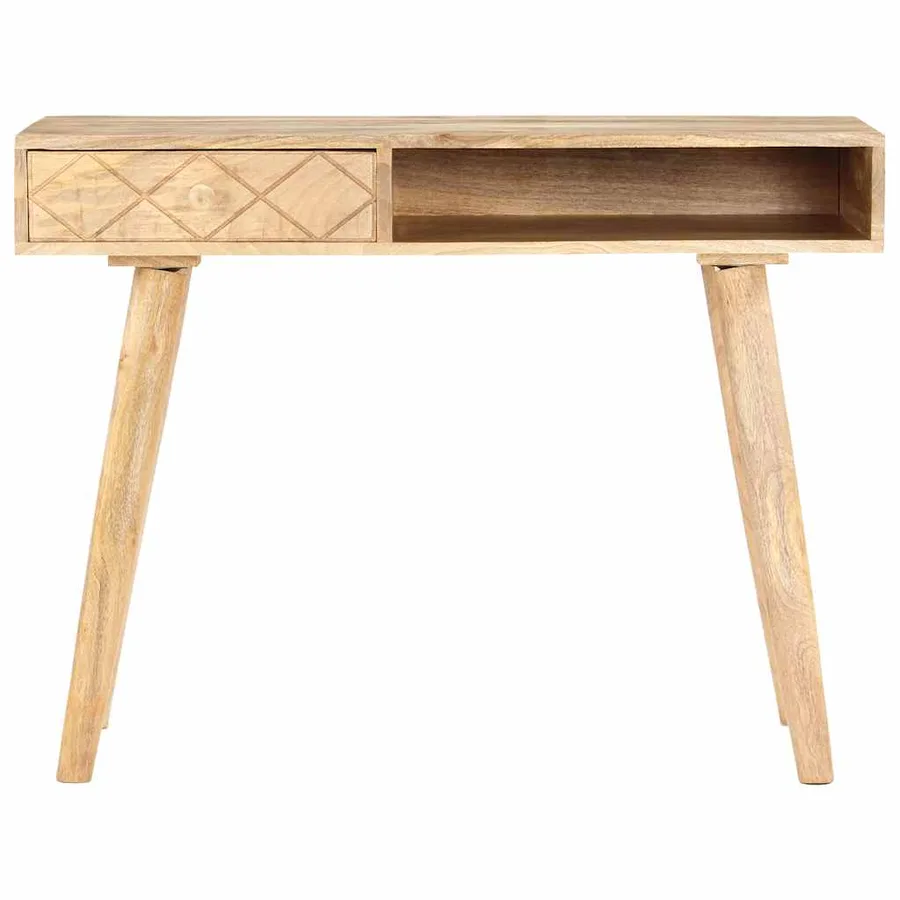 Coiffeuse 100x50x76 cm Bois de manguier solide - 3