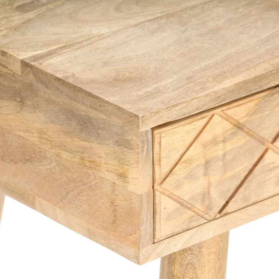 Coiffeuse 100x50x76 cm Bois de manguier solide - 7