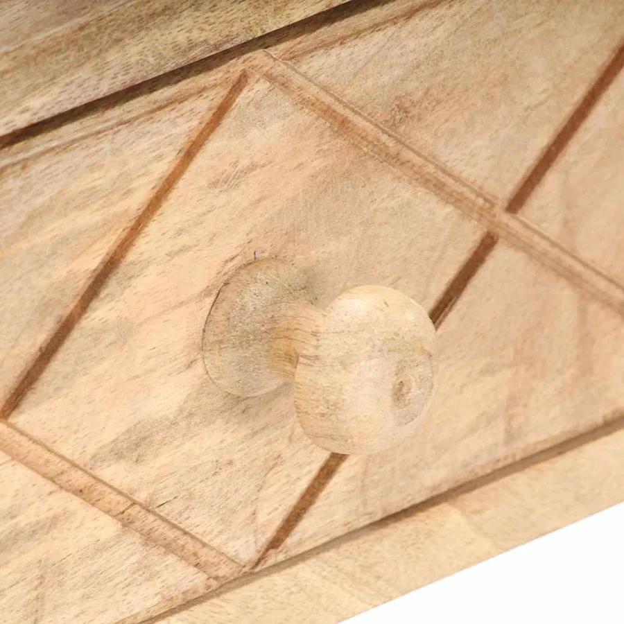Coiffeuse 100x50x76 cm Bois de manguier solide - 8