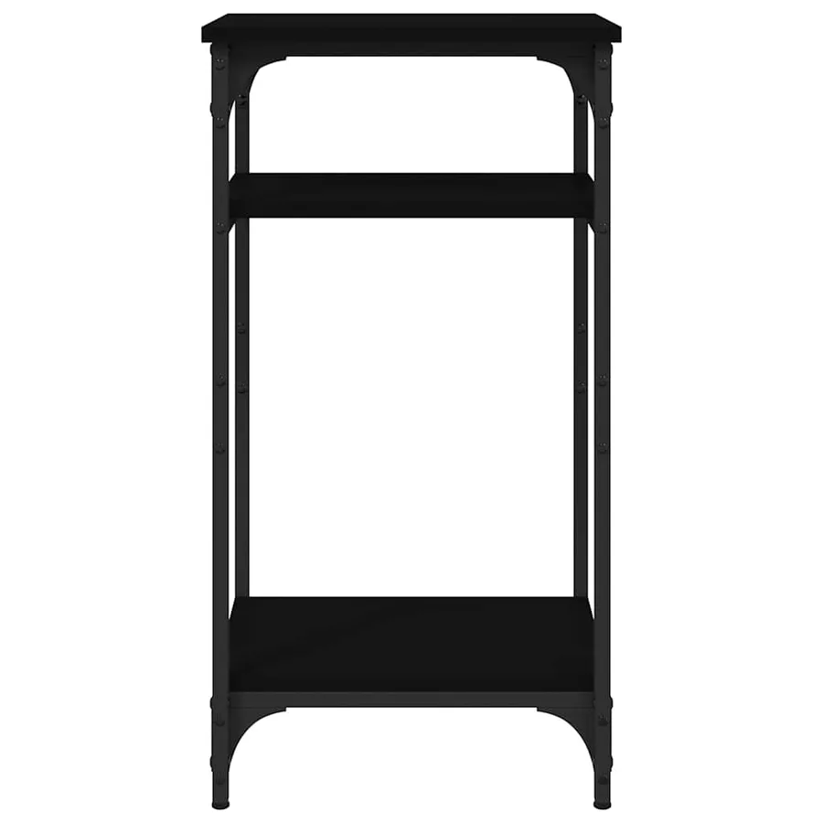 Table d'appoint Noir 40x30x75 cm Bois d'ingénierie - 4