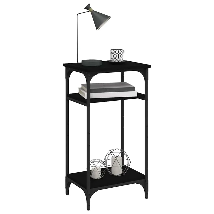 Table d'appoint Noir 40x30x75 cm Bois d'ingénierie - 6