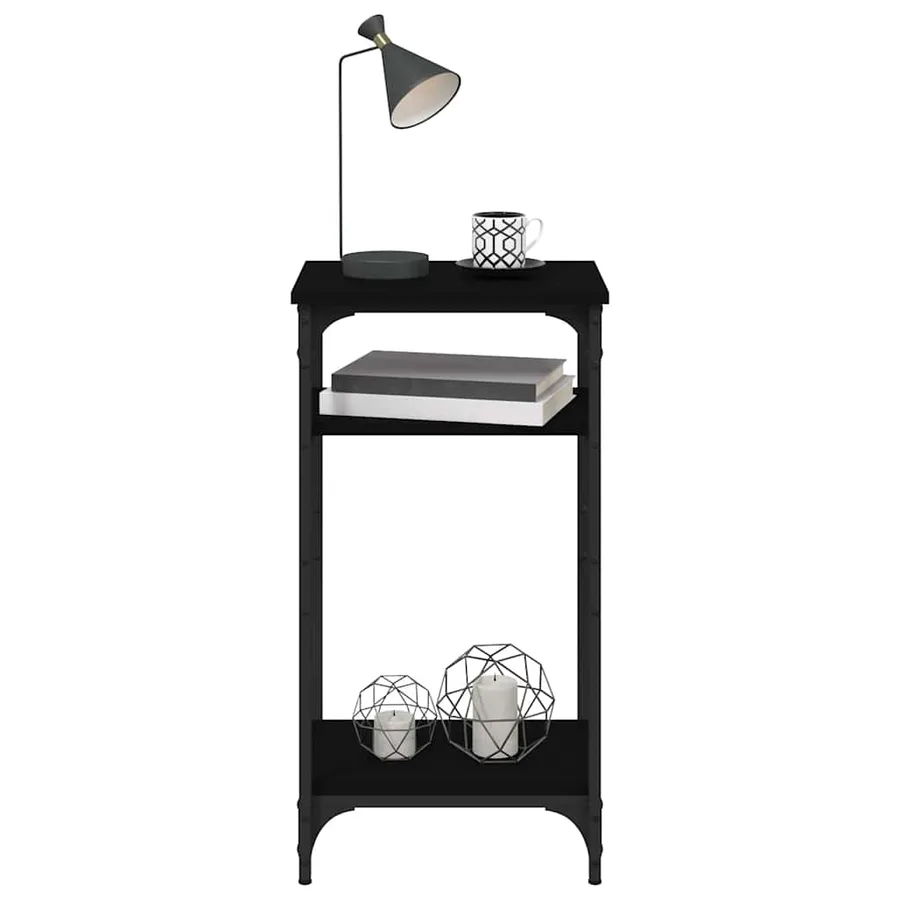 Table d'appoint Noir 40x30x75 cm Bois d'ingénierie - 7