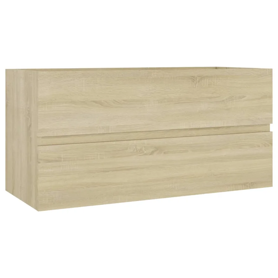 Armoire d'évier Chêne sonoma 90x38,5x45 cm Bois d'ingénierie - 2