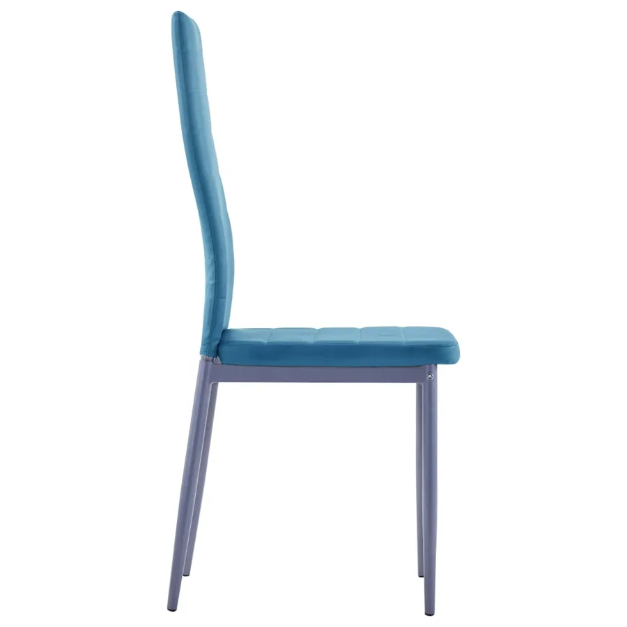 Ensemble de salle à manger 5 pcs Bleu - 9