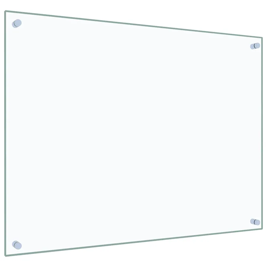 Dosseret de cuisine Transparent 80x60 cm Verre trempé - 5