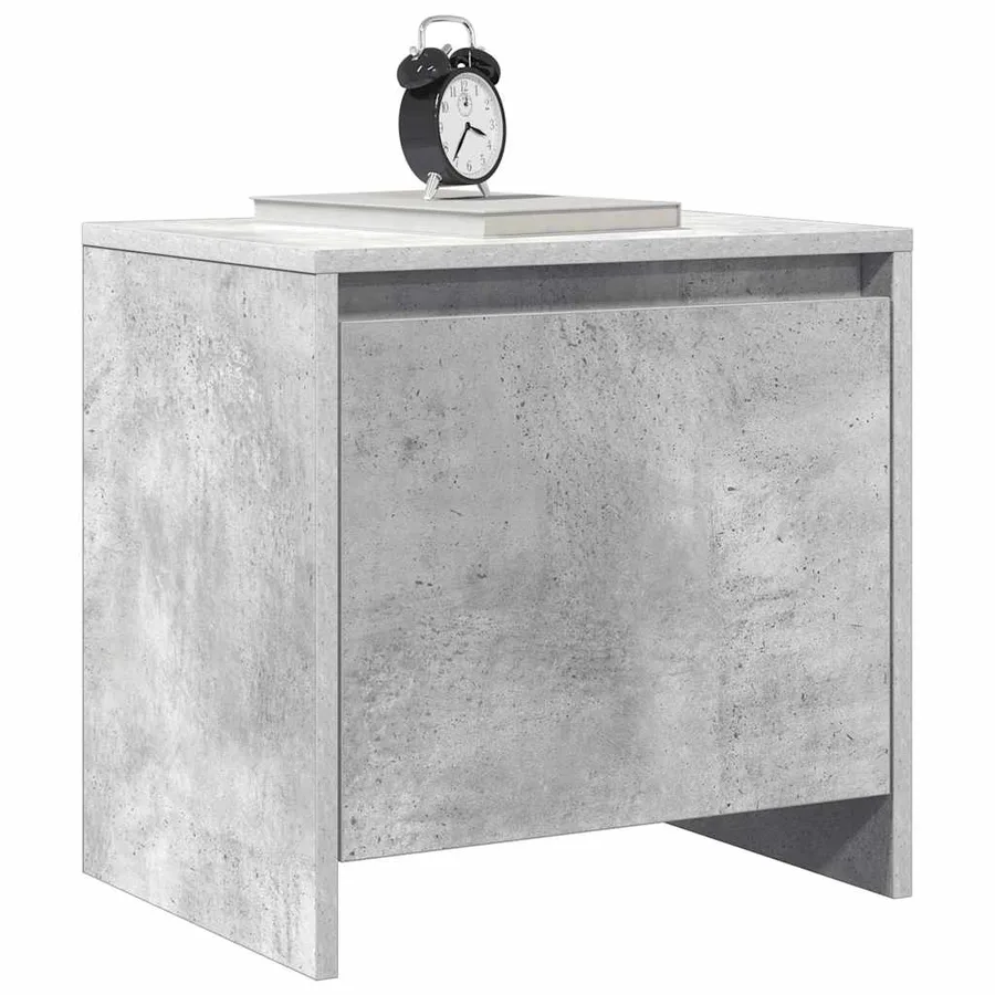 Tables de chevet 2pcs gris béton 45x34x44,5cm bois d’ingénierie - 4