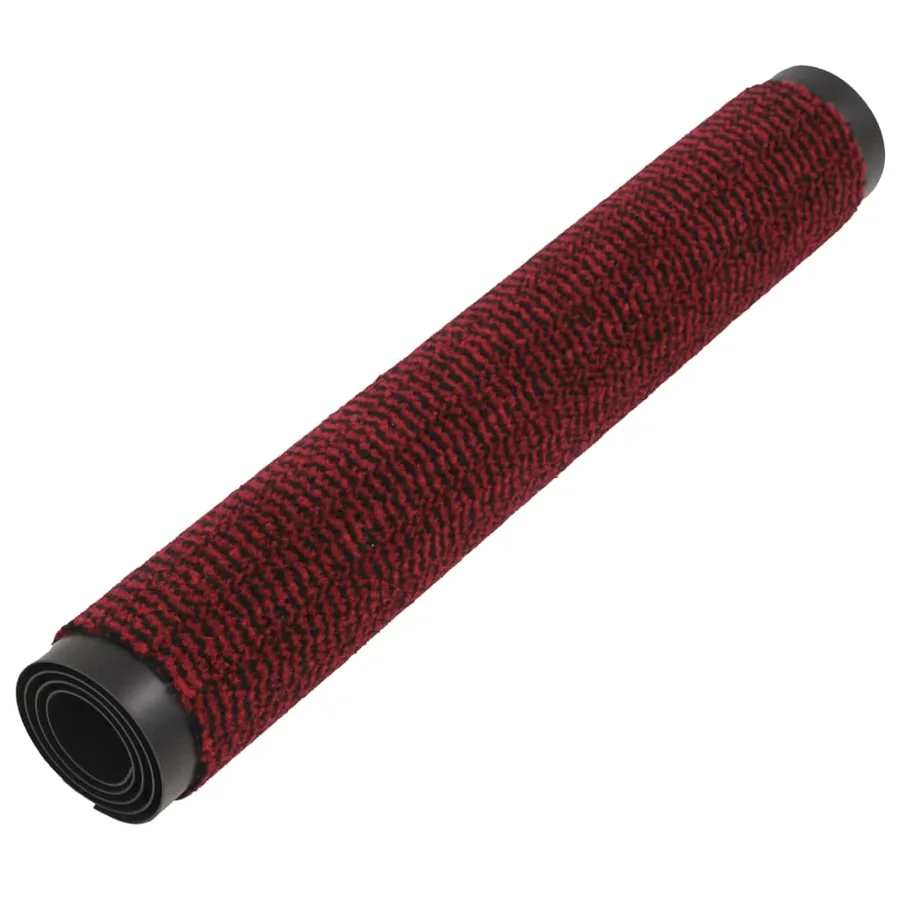Paillassons rectangulaires 2 pcs 120 x 180 cm Rouge - 3