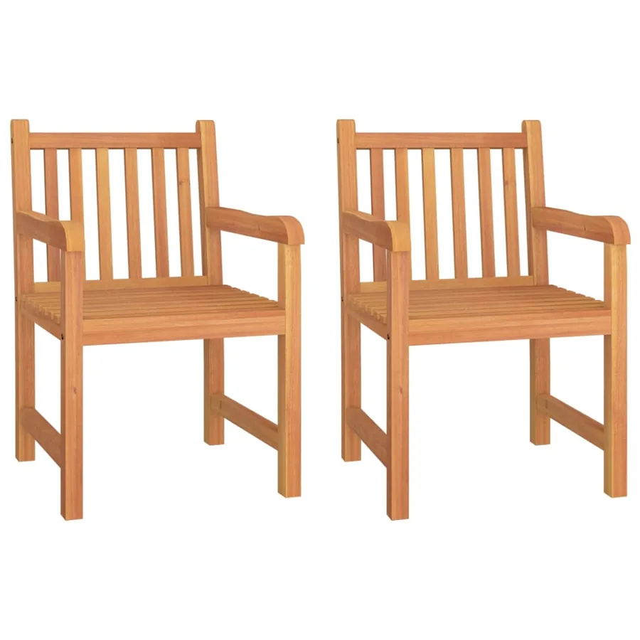 Ensemble à manger de jardin 3 pcs Bois de teck massif - 4
