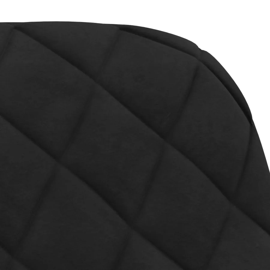 Chaises pivotantes à manger lot de 2 Noir Velours - 8