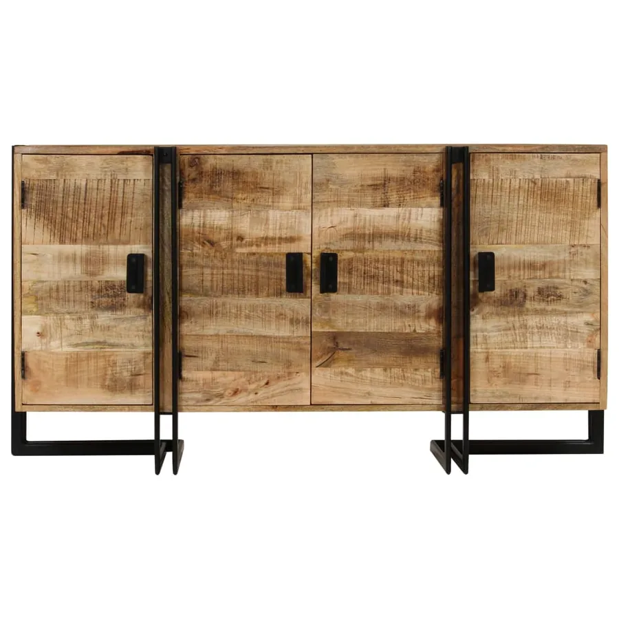Buffet Bois de manguier massif 150x40x80 cm - 2