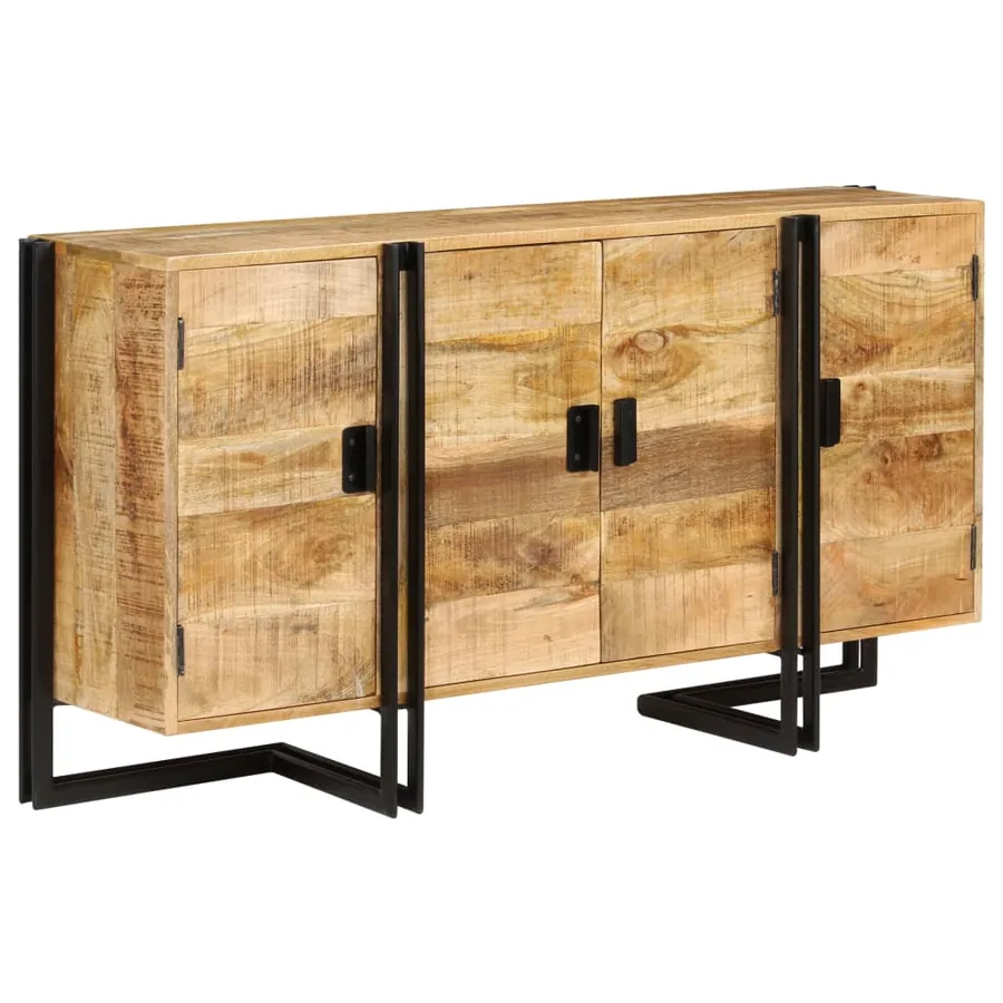 Buffet Bois de manguier massif 150x40x80 cm - 3