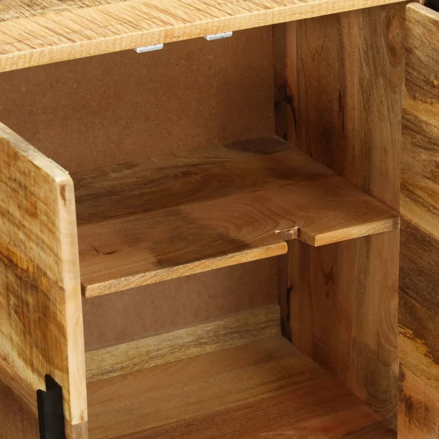 Buffet Bois de manguier massif 150x40x80 cm - 9