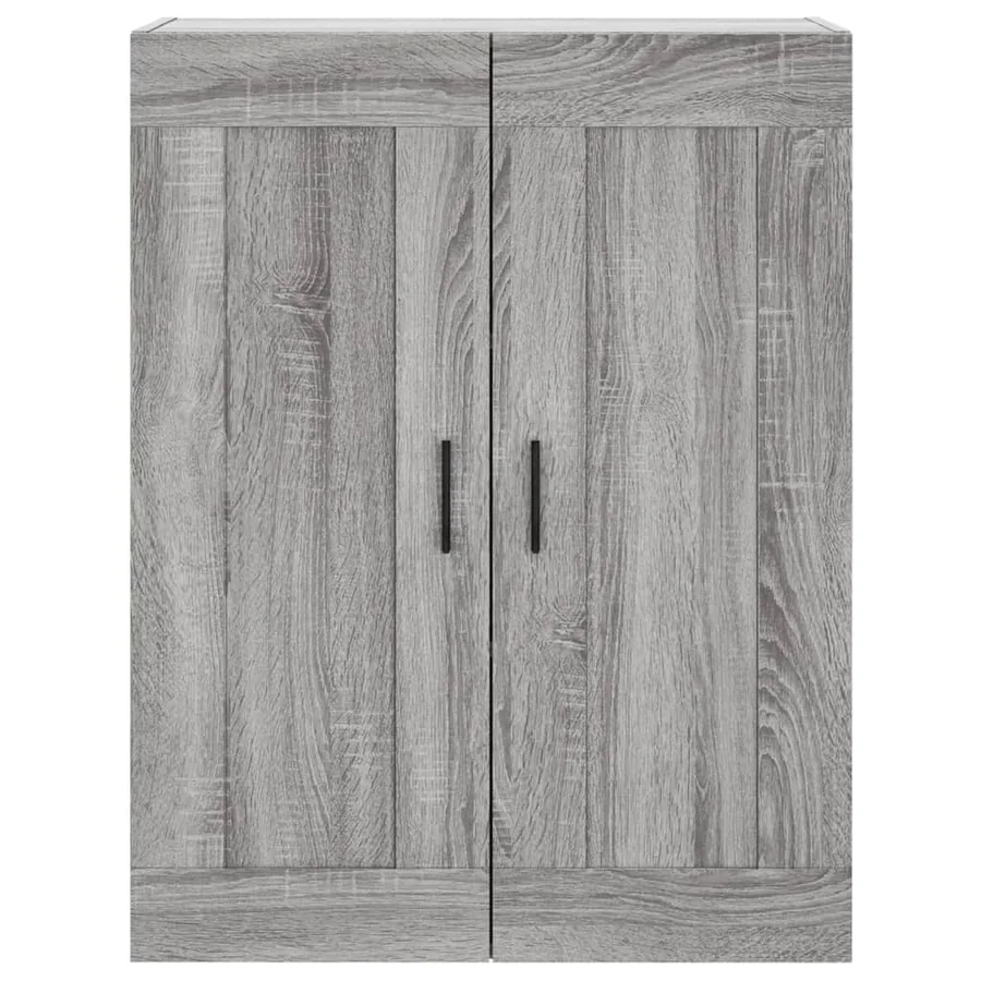 Buffet haut Sonoma gris 69,5x34x180 cm Bois d'ingénierie - 6