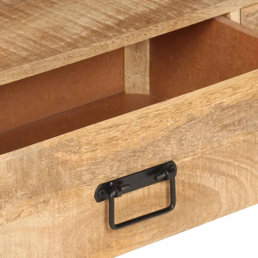 Meuble TV 150x30x45 cm Bois solide de manguier - 5